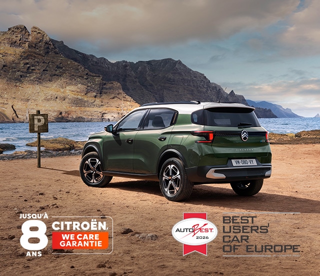 New ë-C3 Aircross in a forest