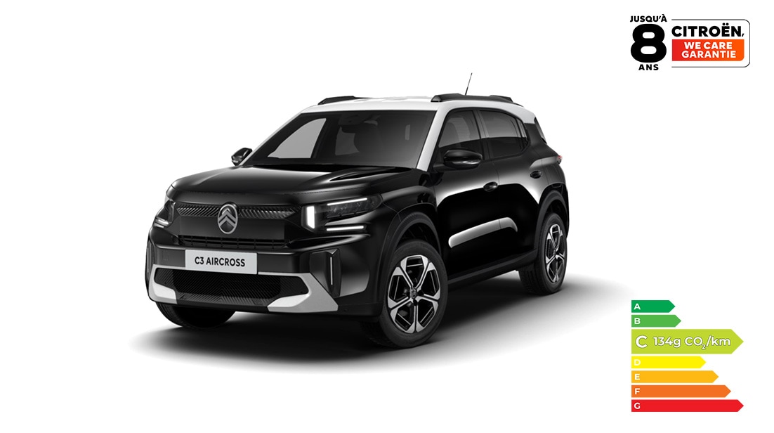 C3 Aircross Turbo 100ch boîte manuelle YOU chez Citroën Saint-Denis et Citroën Paris 15ème NEUBAUER
