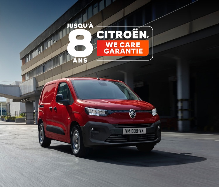 new red Berlingo Van