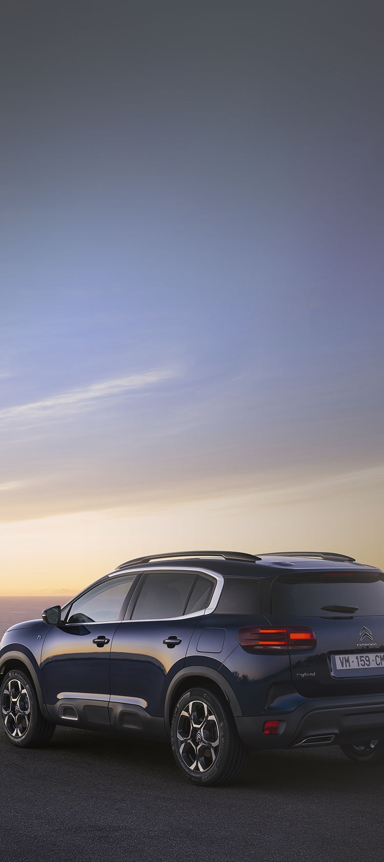 3/4 сзади вид Citroën C5 Aircross