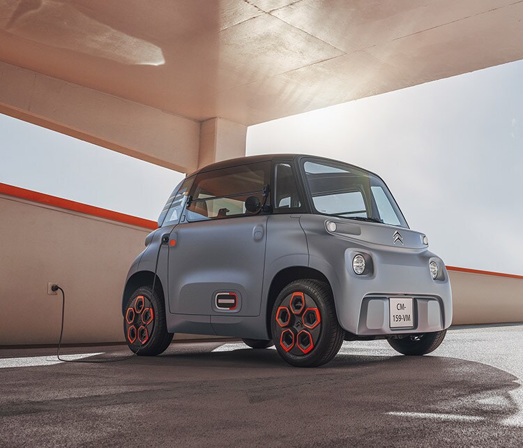 Amigo do Citroën no comando em um soquete doméstico